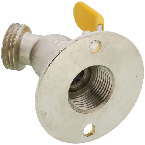 Main product image of 3/4" Threaded Chrome-plated, Oversized Flange Silcock