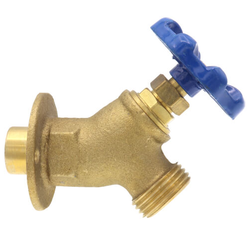 Main product image of 1/2" Sweat, 1/4 Turn Ceramic Oversized Flange Silcock (Lead Free)