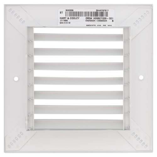Main product image of 6" x 6" (Wall Opening Size) Steel Return Grille (94A Series)