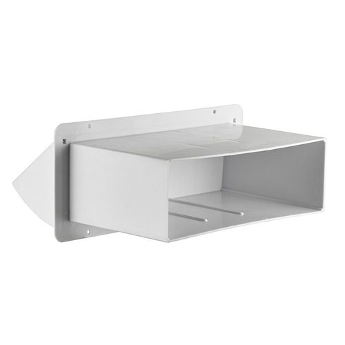 Main product image of 3-1/4" x 10" White Plastic Wall Cap