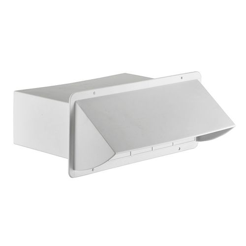 Main product image of 3-1/4" x 10" White Plastic Wall Cap