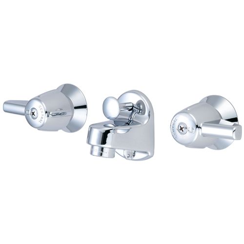 Main product image of Two Canopy Handle Shelf Back Lavatory Faucet w/ Pop-Up Drain Assembly, 1177-DA