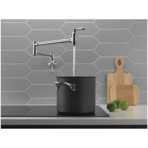 Main product image of Traditional Wall Mount Pot Filler (Stainless Steel)