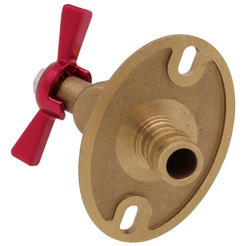Main product image of 1/2" Expansion PEX x 3/4" Hose Brass Sillcock w/ T-Handle