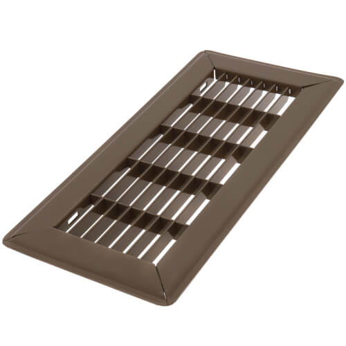 Main product image of 4" x 10" (Wall Opening Size) Golden Sand Floor Return Air Grille (265 Series)