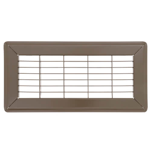 Main product image of 4" x 10" (Wall Opening Size) Golden Sand Floor Return Air Grille (265 Series)