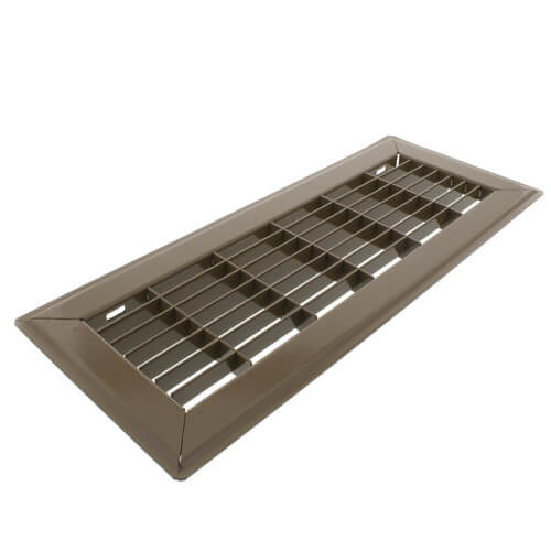 Main product image of 4" x 12" (Wall Opening Size) Golden Sand Floor Return Air Grille (265 Series)