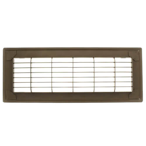 Main product image of 4" x 12" (Wall Opening Size) Golden Sand Floor Return Air Grille (265 Series)