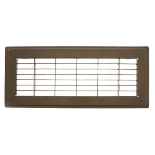 Main product image of 4" x 12" (Wall Opening Size) Golden Sand Floor Return Air Grille (265 Series)