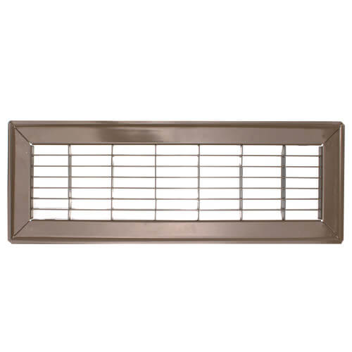 Main product image of 4" x 14" (Wall Opening Size) Golden Sand Floor Return Air Grille (265 Series)
