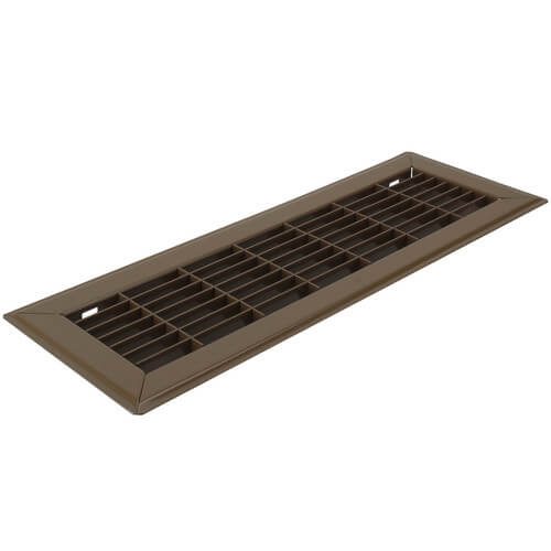 Main product image of 4" x 14" (Wall Opening Size) Golden Sand Floor Return Air Grille (265 Series)
