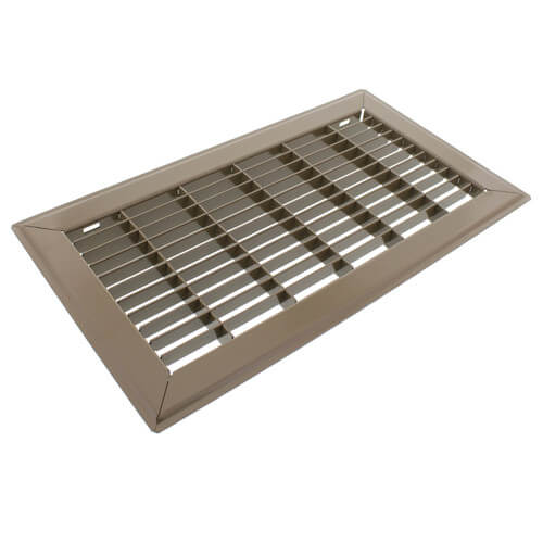 Main product image of 6" x 12" (Wall Opening Size) Golden Sand Floor Return Air Grille (265 Series)
