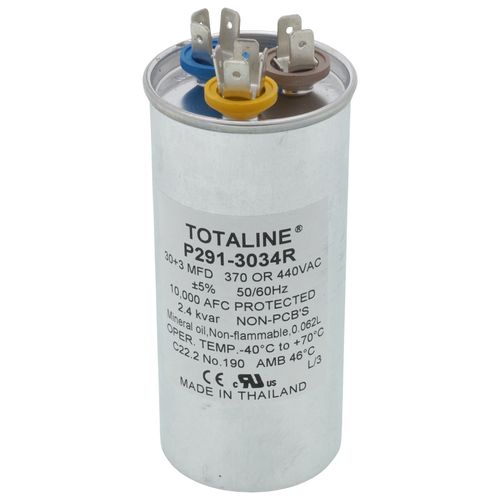 Main product image of 30/3mfd 370/440v Round Run Cap, 1186260