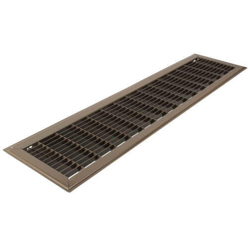 11867 Hart & Cooley 11867 6" x 30" (Wall Opening Size) Golden Sand Floor Return Air Grille