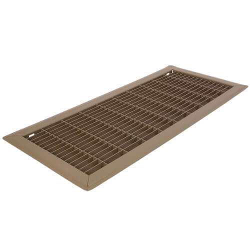 Main product image of 8" x 20" (Wall Opening Size) Golden Sand Floor Return Air Grille (265 Series)