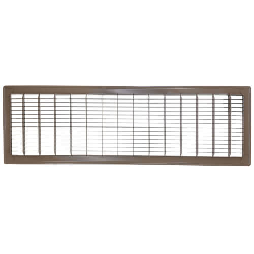 8" x 30" (Wall Opening Size) Golden Sand Floor Return Air Grille (265 Series)