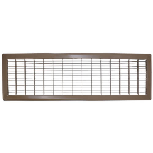 8" x 30" (Wall Opening Size) Golden Sand Floor Return Air Grille (265 Series)