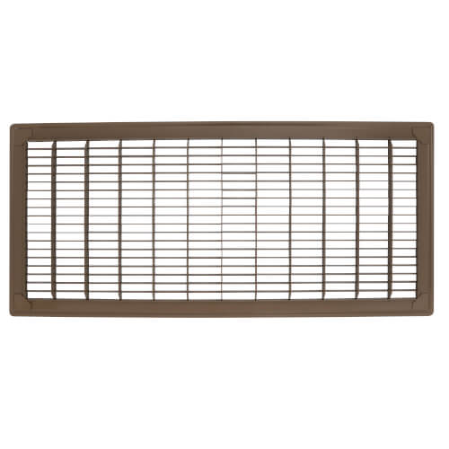 Main product image of 10" x 24" (Wall Opening Size) Golden Sand Floor Return Air Grille (265 Series)