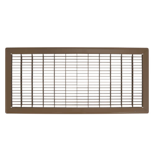 Main product image of 10" x 24" (Wall Opening Size) Golden Sand Floor Return Air Grille (265 Series)