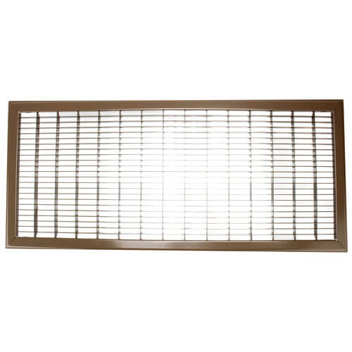 Main product image of 12" x 30" (Wall Opening Size) Golden Sand Floor Return Air Grille (265 Series)