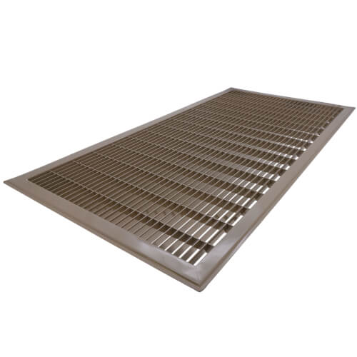 Main product image of 16" x 30" (Wall Opening Size) Golden Sand Floor Return Air Grille (265 Series)