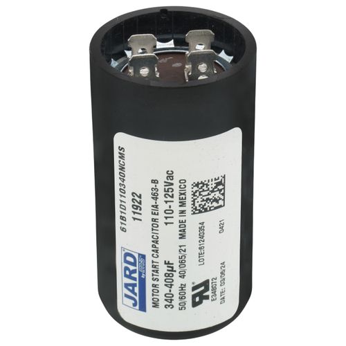 Main product image of 340-408mfd 125v Round Start Capacitor