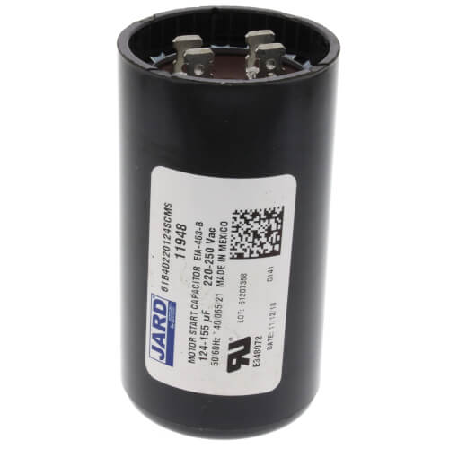124-156 MFD Round Start Capacitor (220/250V)