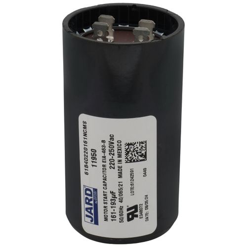 Main product image of 161-193 MFD Round Start Capacitor (220/250V)