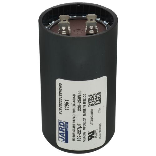 Main product image of 189-227 MFD Round Start Capacitor (220/250V)