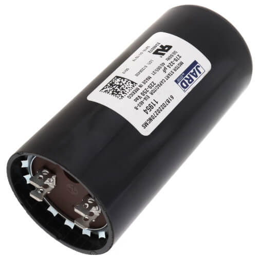 Main product image of 270-324 MFD Round Start Capacitor (250/220V)