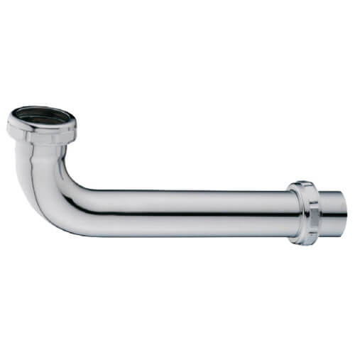 1196 Watts 1196 11/4" x 6", 22 Gauge, Slip Joint Elbow (Chrome Plated)