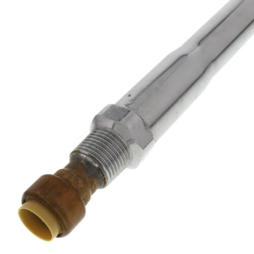 Main product image of 8", 1/2" Pushfit Anti-Siphon Frost-Free Sillcock (Leaded Brass)