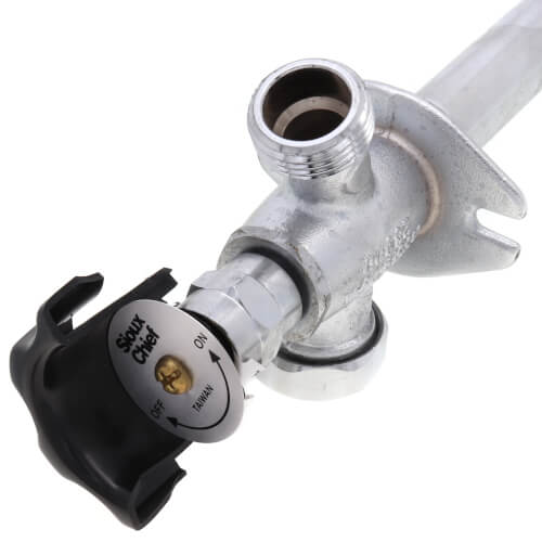 Main product image of 12", 1/2" PEX Crimp x 3/4" Male Hose Frost Free Sillcock w/ Anti-Syphon (Lead Free)