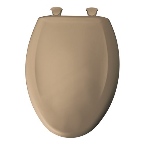 Main product image of Elongated Plastic Toilet Seat, STA-TITE, Easy-Clean, Whisper-Close (Sand)