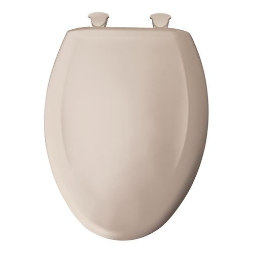 Main product image of Elongated Plastic Toilet Seat, STA-TITE, Easy-Clean, Whisper-Close (Blush)