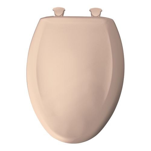 Main product image of Elongated Plastic Toilet Seat, STA-TITE, Easy-Clean, Whisper-Close (Desert Bloom)