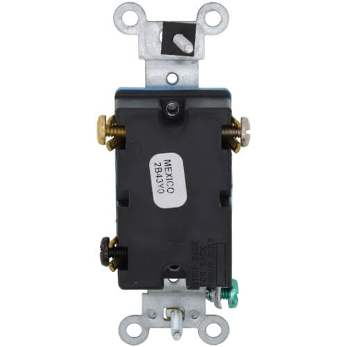 Main product image of Single-Pole, LIT WHEN ON Pilot Light Toggle Switch, 15A - Red (120V)