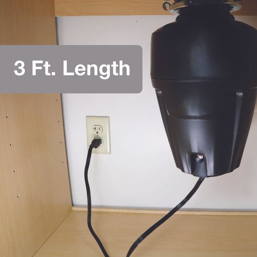 Main product image of 3' Garbage Disposal Power Cord Installation Kit