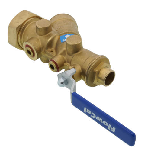 Main product image of 1/2" Sweat FlowCal Y-Strainer w/ Integral Ball Valve