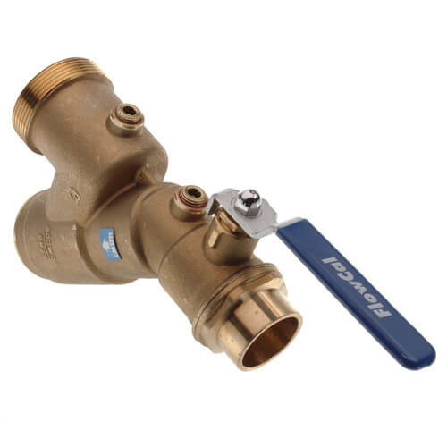 Main product image of 1-1/4" Sweat FlowCal Y-Strainer w/ Integral Ball Valve