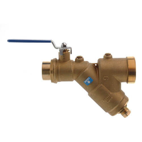 Main product image of 1-1/4" Sweat FlowCal Y-Strainer w/ Integral Ball Valve