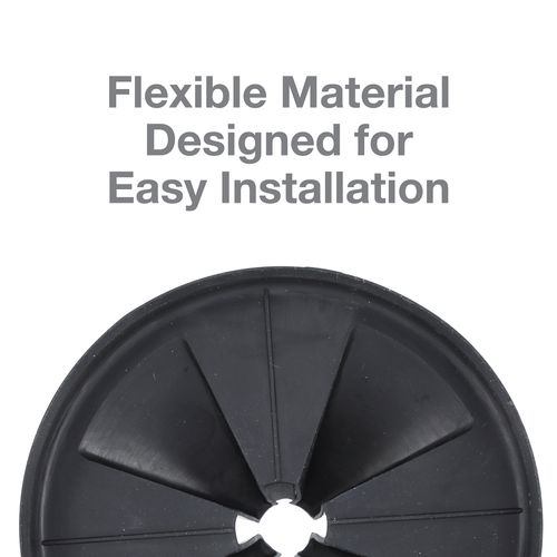 Main product image of 3.3" Garbage Disposal Splash Guard Baffle (Black)