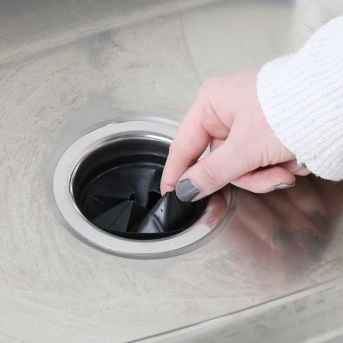Main product image of 3.3" Garbage Disposal Splash Guard Baffle (Black)