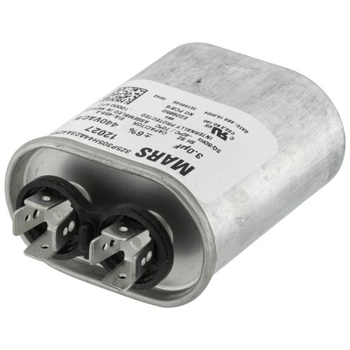 Main product image of 3 MFD Oval Run Capacitor (440V)