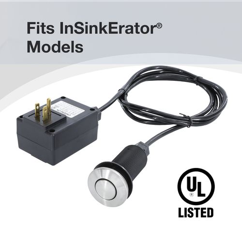 Main product image of Sink Top Mount Air Switch for Garbage Disposals (Stainless Steel)