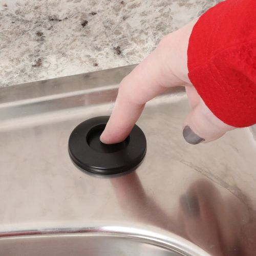 Main product image of Sink Top Mount Air Switch for Garbage Disposals (Matte Black)