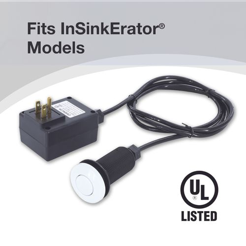 Main product image of Sink Top Mount Air Switch for Garbage Disposals (White)