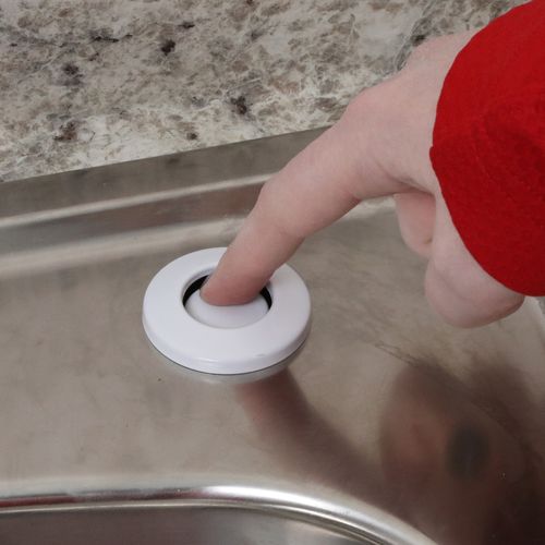 Main product image of Sink Top Mount Air Switch for Garbage Disposals (White)