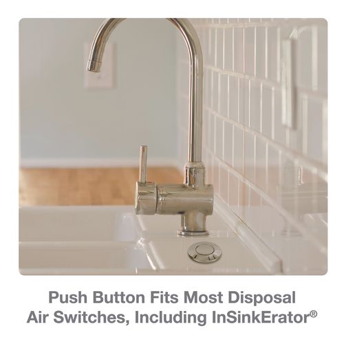 Main product image of Sink Top Mount Air Switch Button for Garbage Disposals (Chrome)