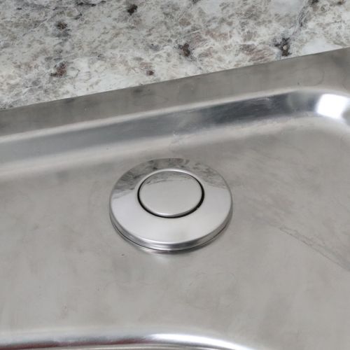 Main product image of Sink Top Mount Air Switch Button for Garbage Disposals (Chrome)